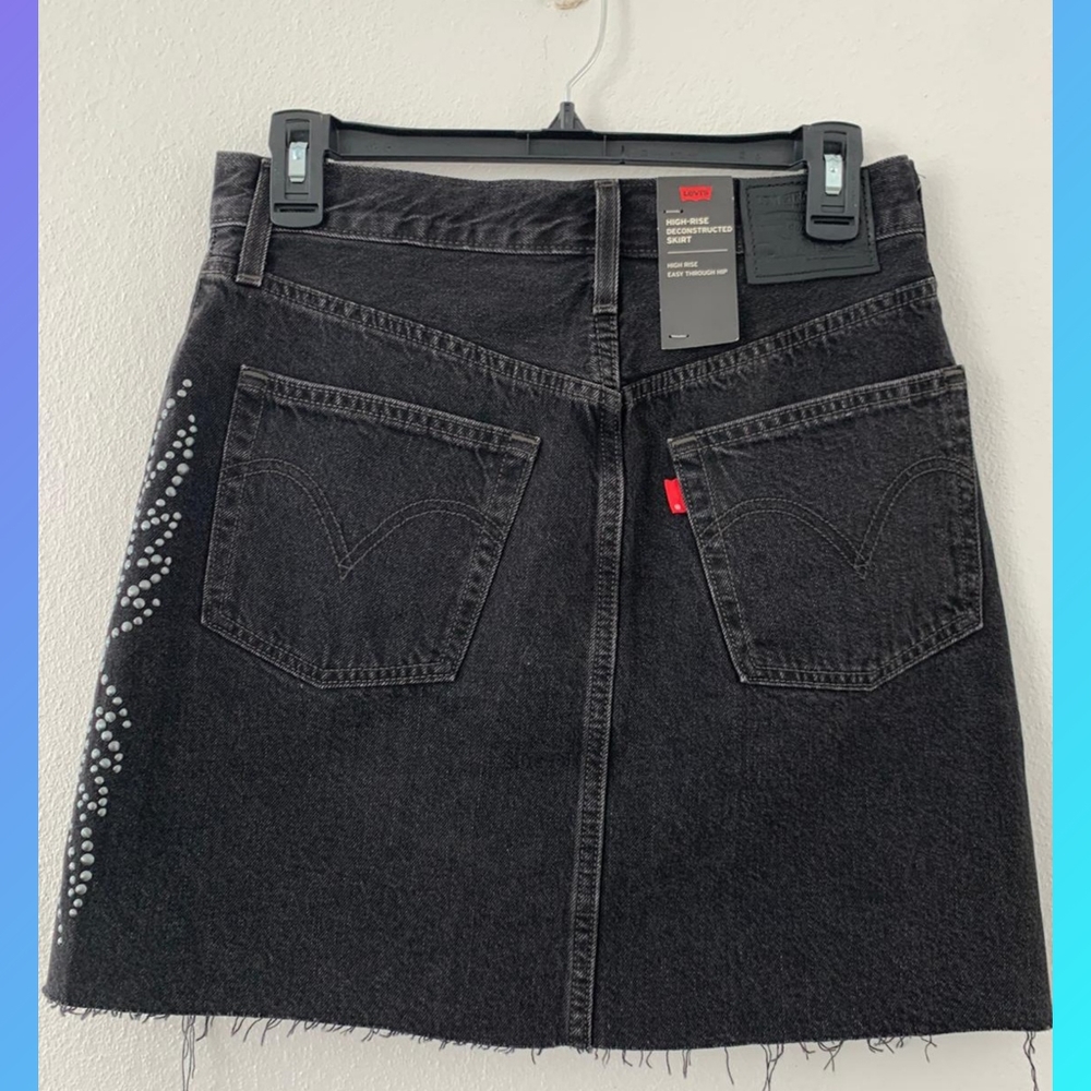 Levi's Decosrtructed Skirt - full metal - Picture 10 of 10